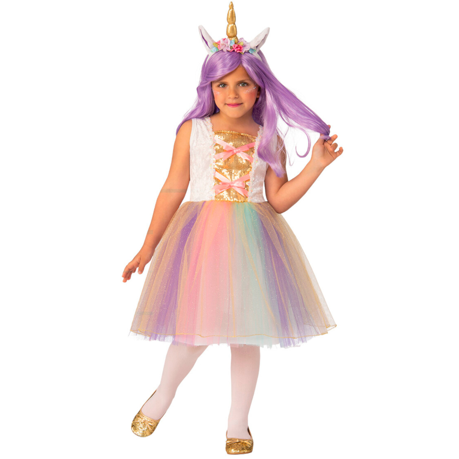 Costume principessa unicorno shiny per bambini - RUBIE'S