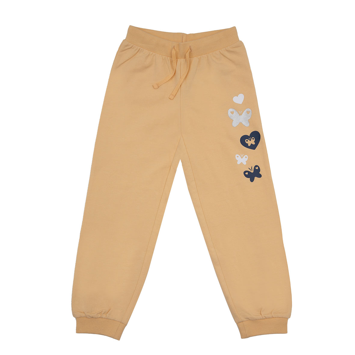 Pantalone bimba felpato arancione - Mawi