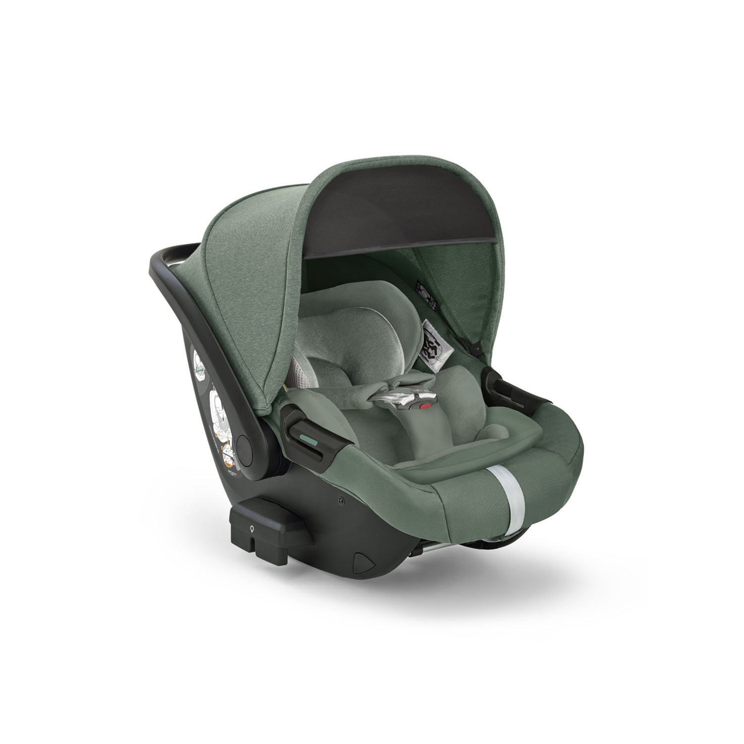 Trio system4 electa darwin recline - murray green + telaio total black - inglesina - Inglesina