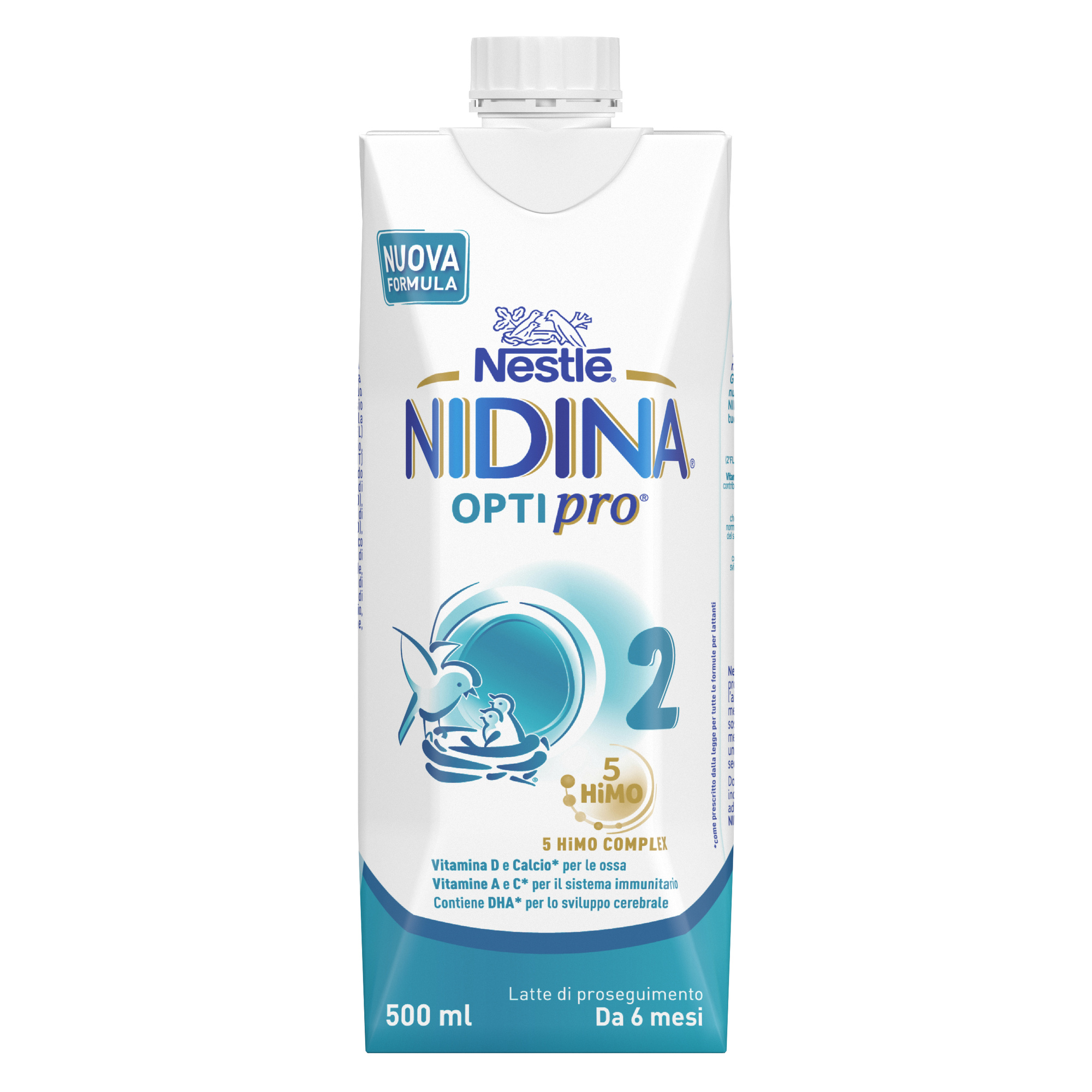 Nidina optipro 6-12 mesi latte di proseguimento liquido 500ml - nestlé - NESTLE'