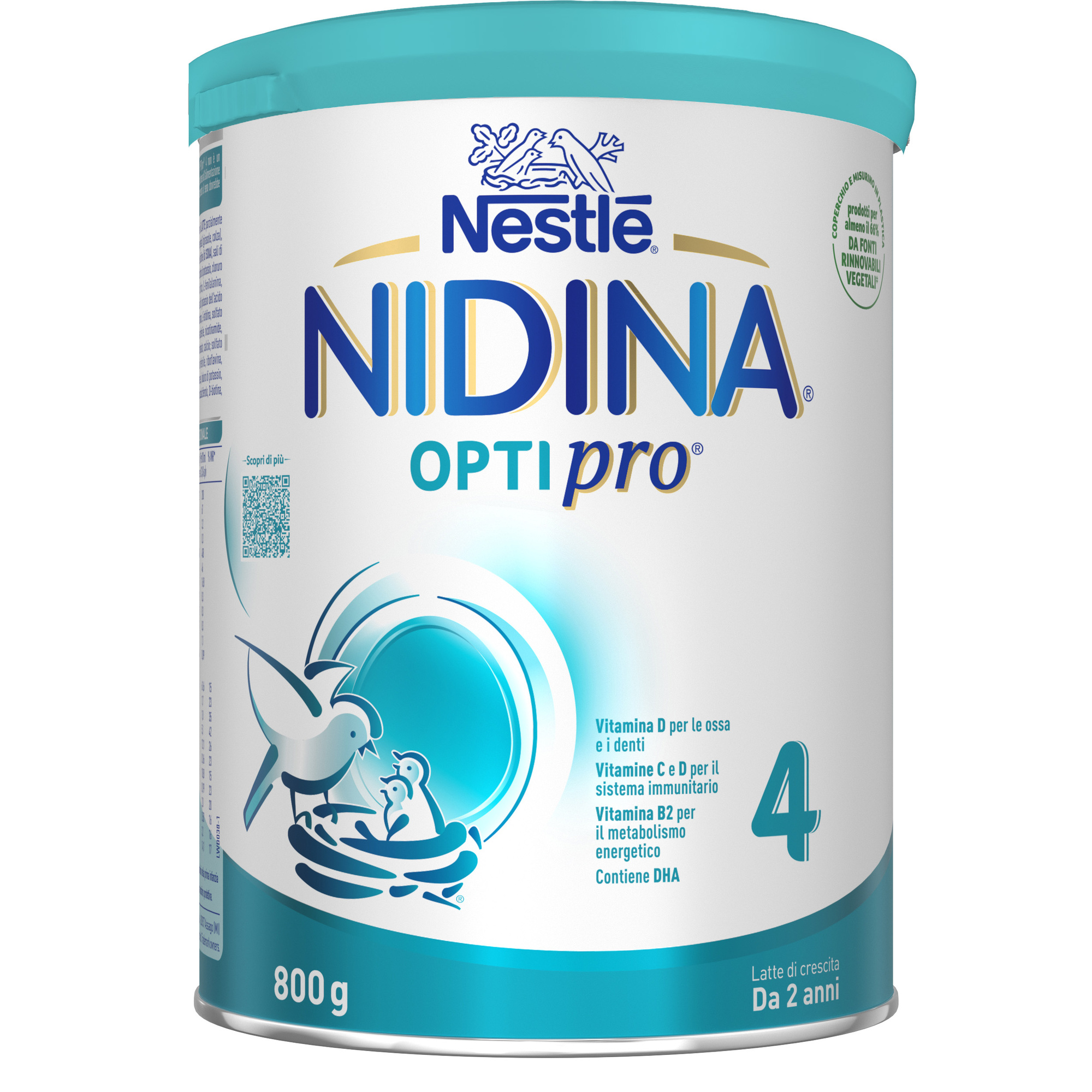 Nidina optipro 4 polvere 800 g - nestlé - NESTLE'