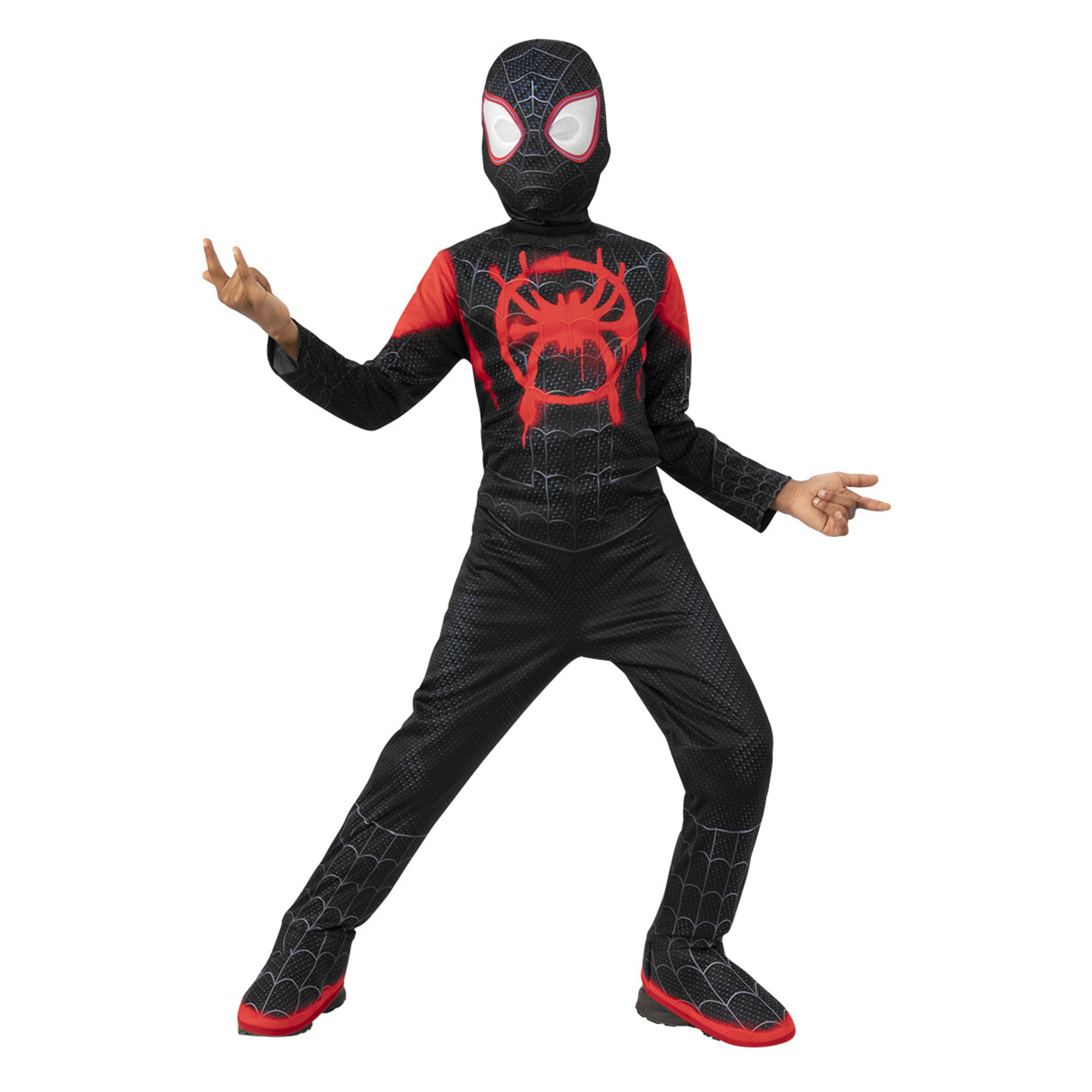 Costume marvel miles morales spiderman into the spider-verse per bambino/a - m - Spiderman