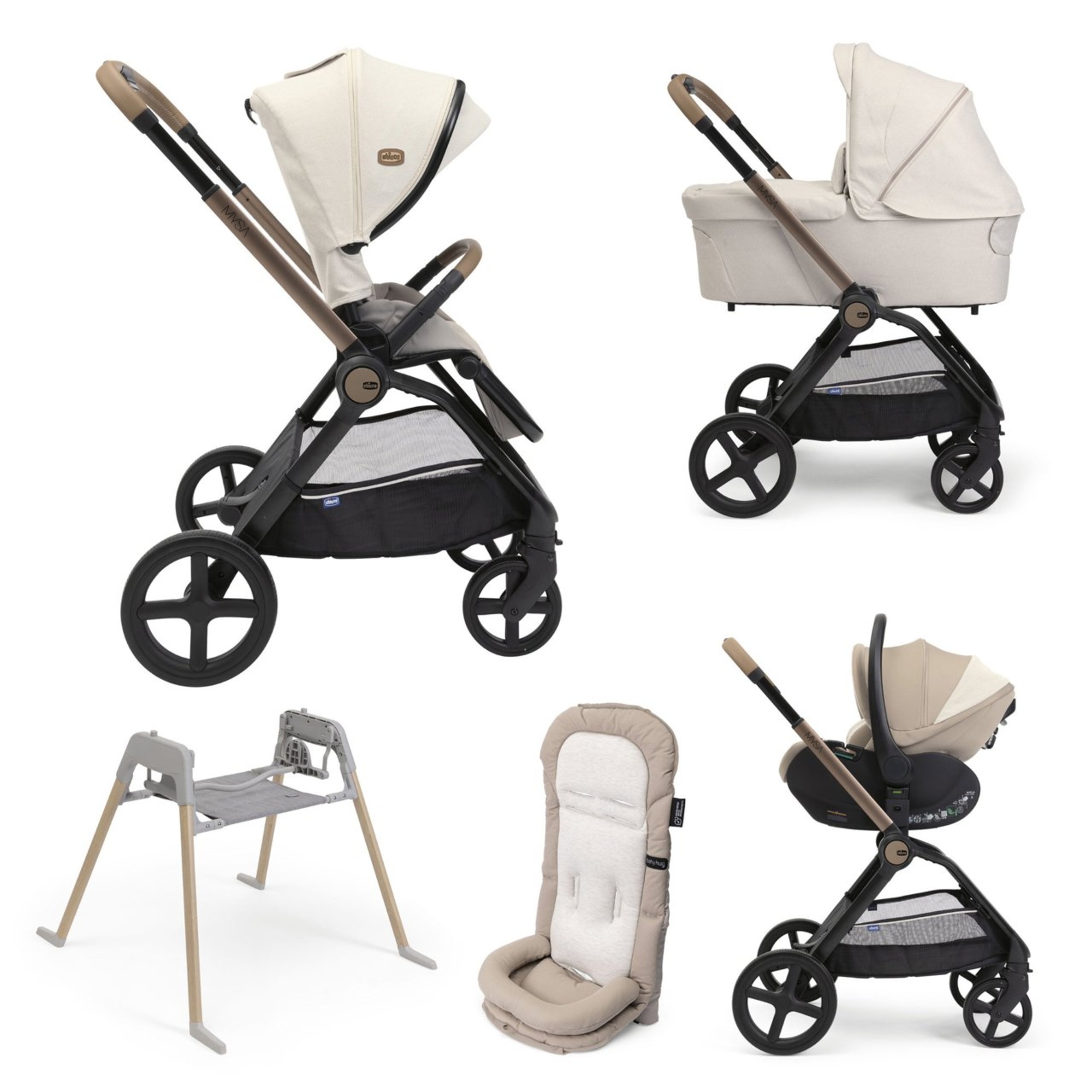 Trio mysa flexi first seat recline (con lullaglide) - chicco - Chicco