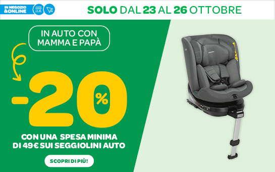 PROMO Seggiolini Auto