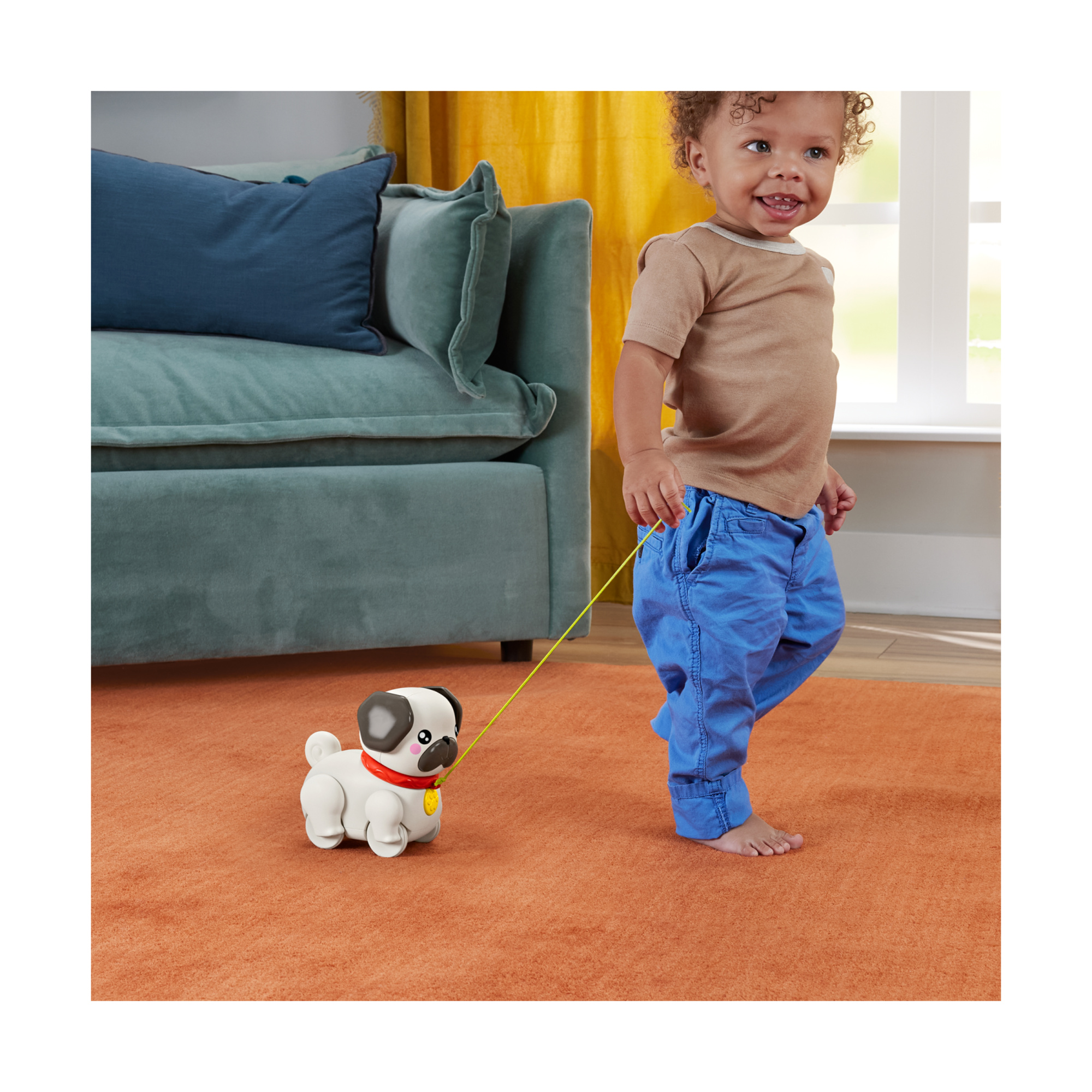 Carlino cammina con me fp pets fisher-price - giocattolo interattivo per bambini - FISHER PRICE