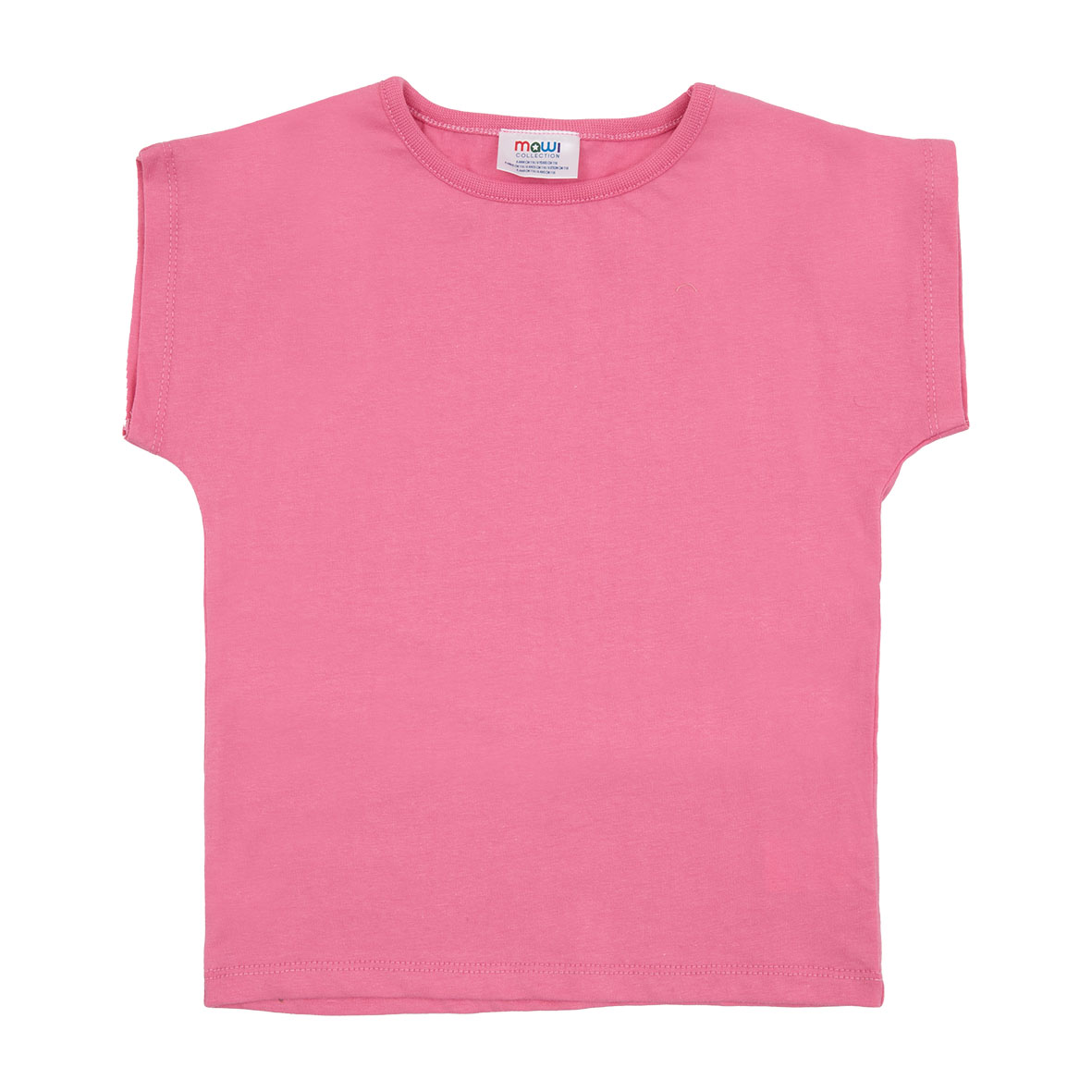 Tshirt basic giromanica bimba rosa - Mawi