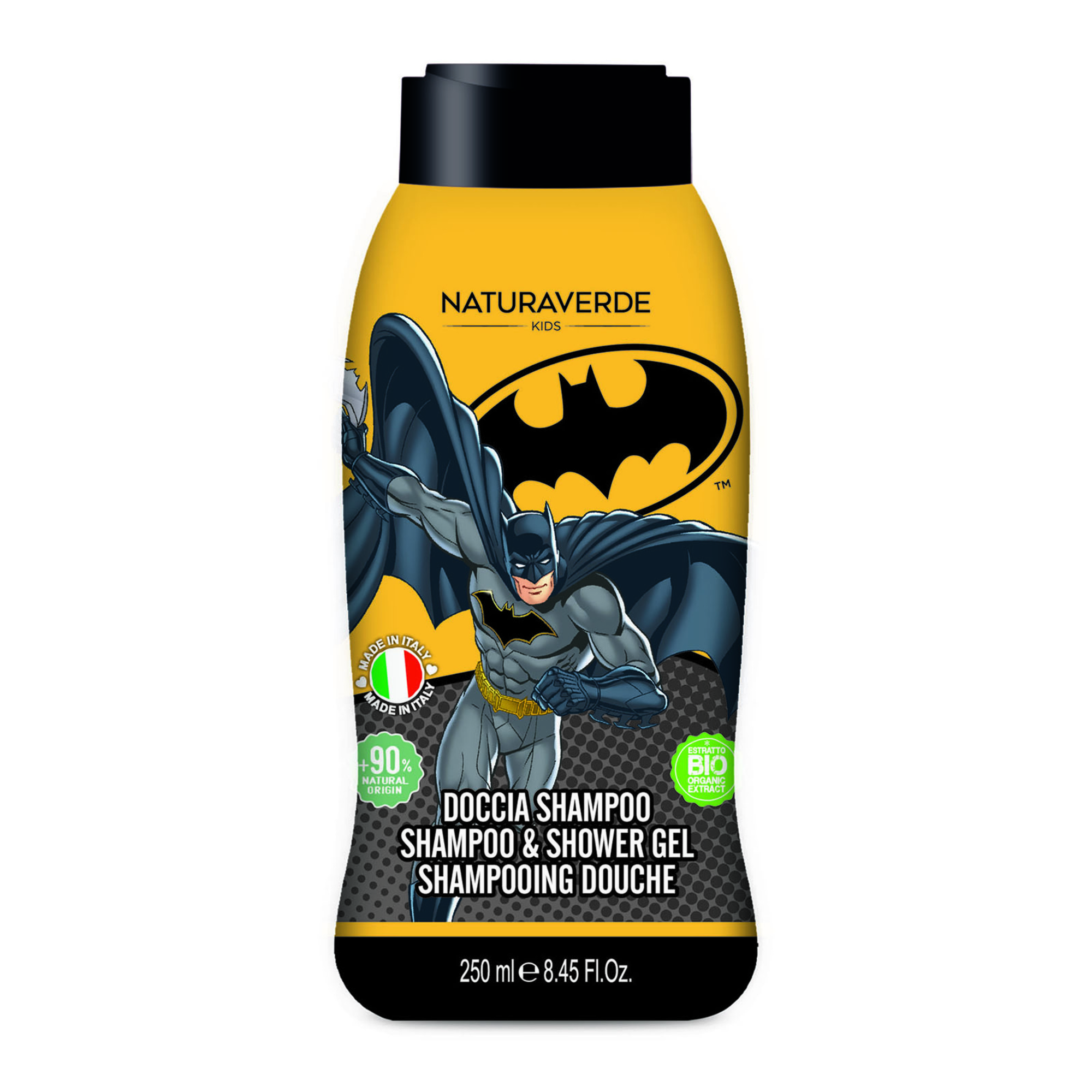 Batman doccia shampoo 250ml - naturaverde - BATMAN