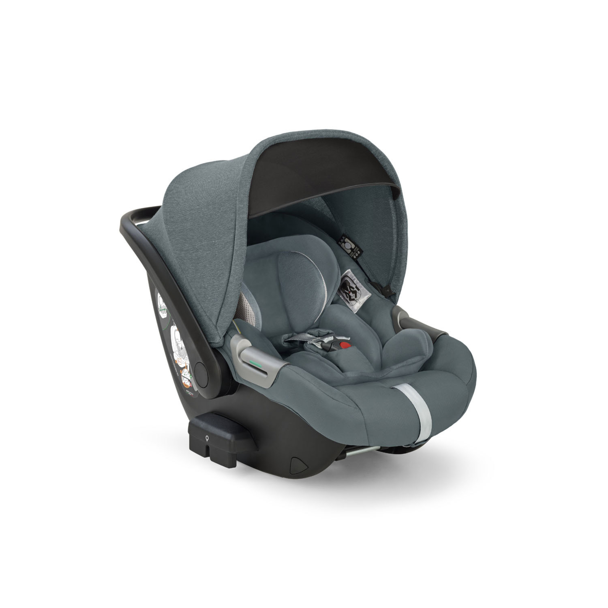 Electa system quattro darwin recline colore union grey telaio total black - inglesina - Inglesina