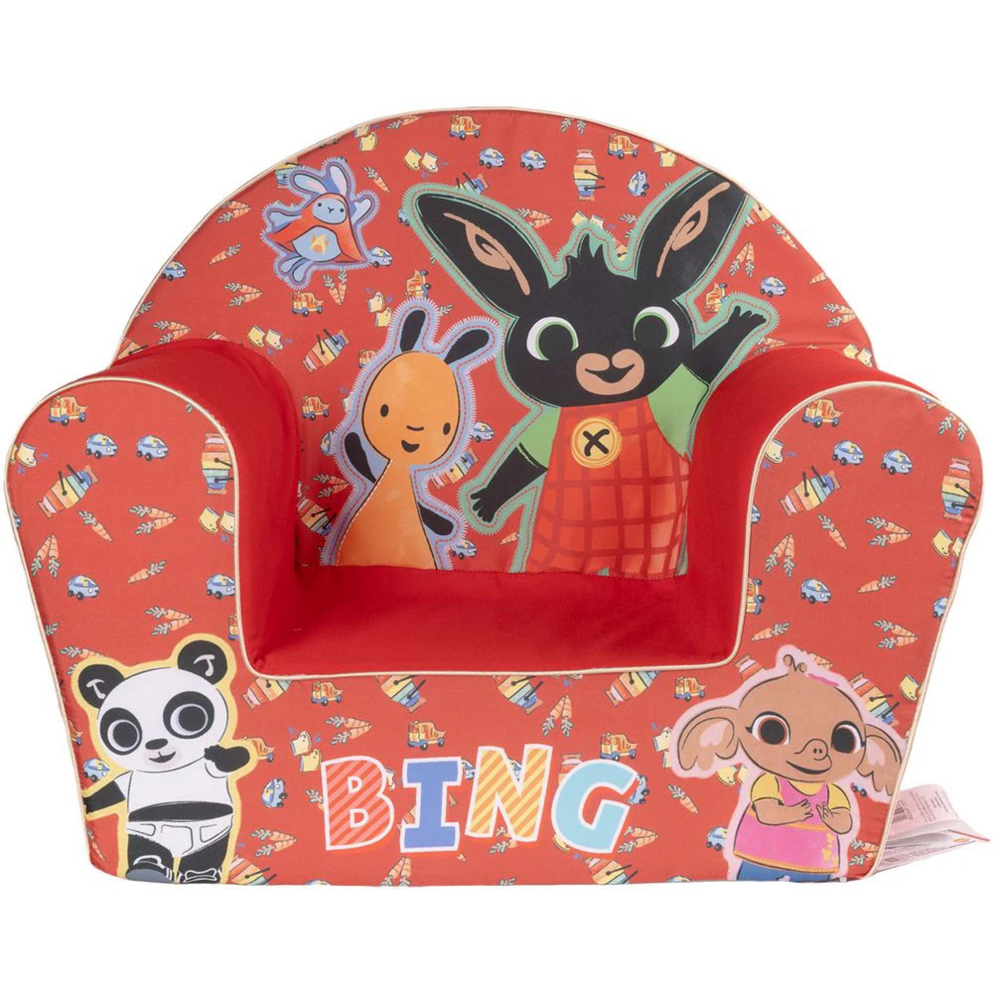 Poltroncina bambini rossa - bing - Bing