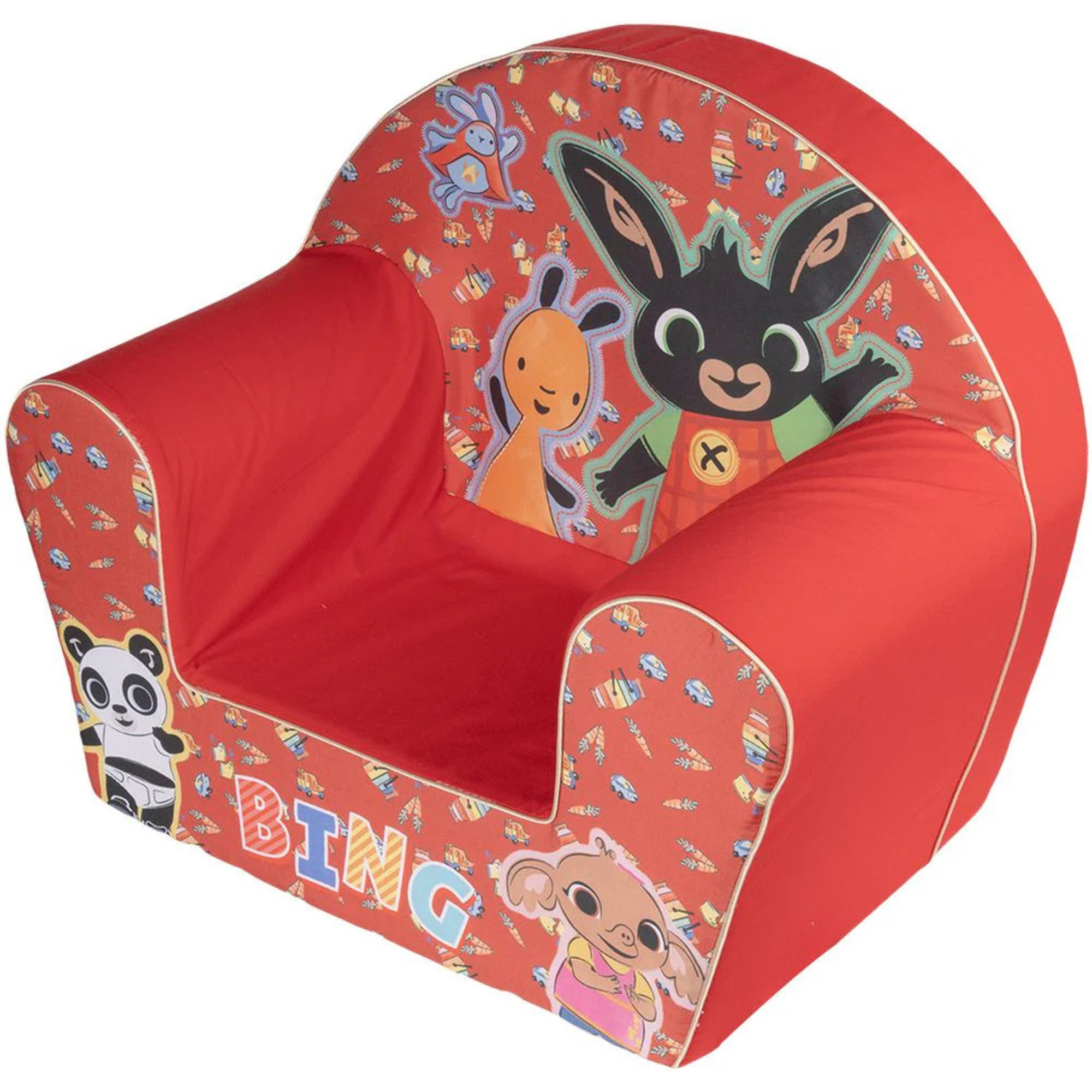 Poltroncina bambini rossa - bing - Bing