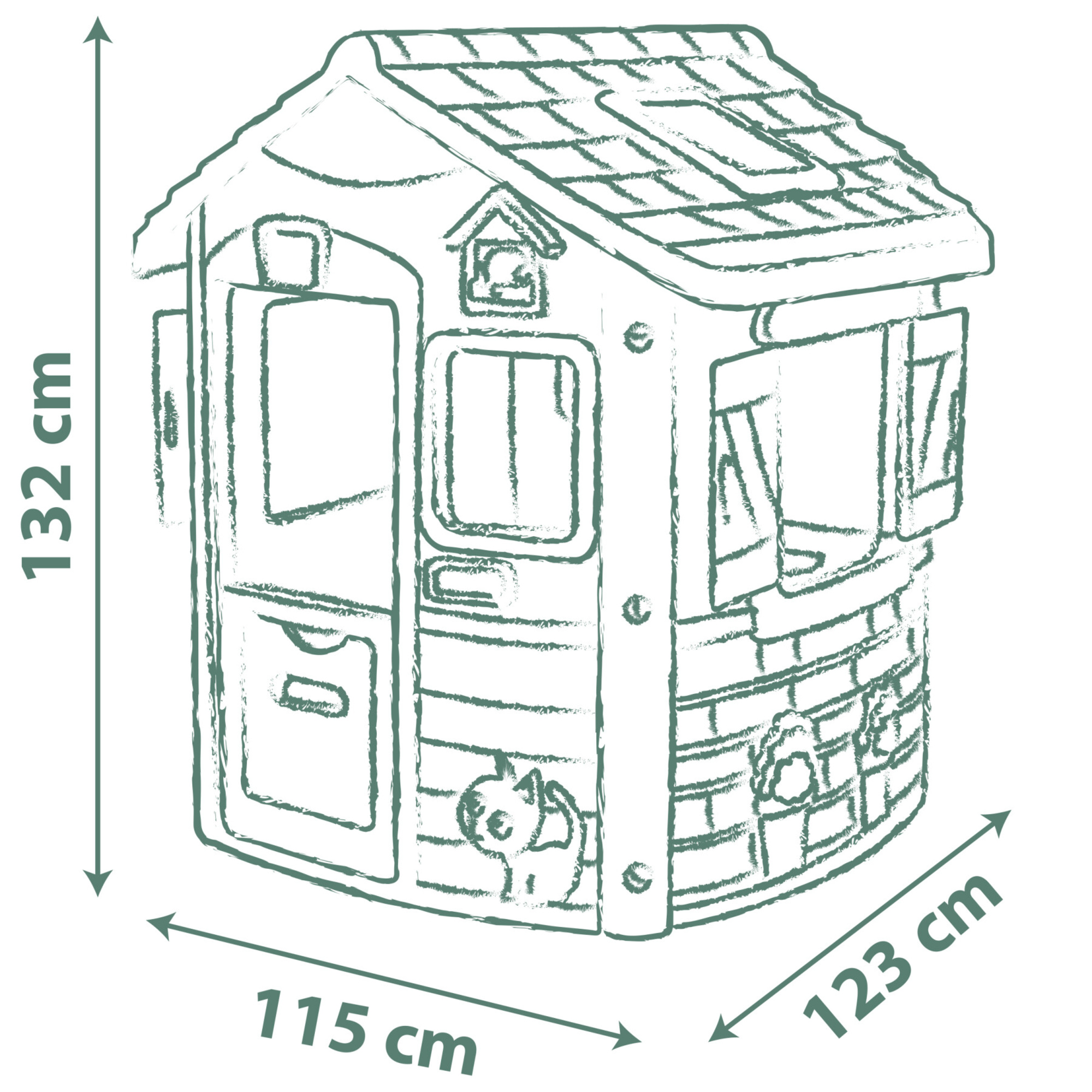Casetta jura lodge - 2+ - smoby - Smoby