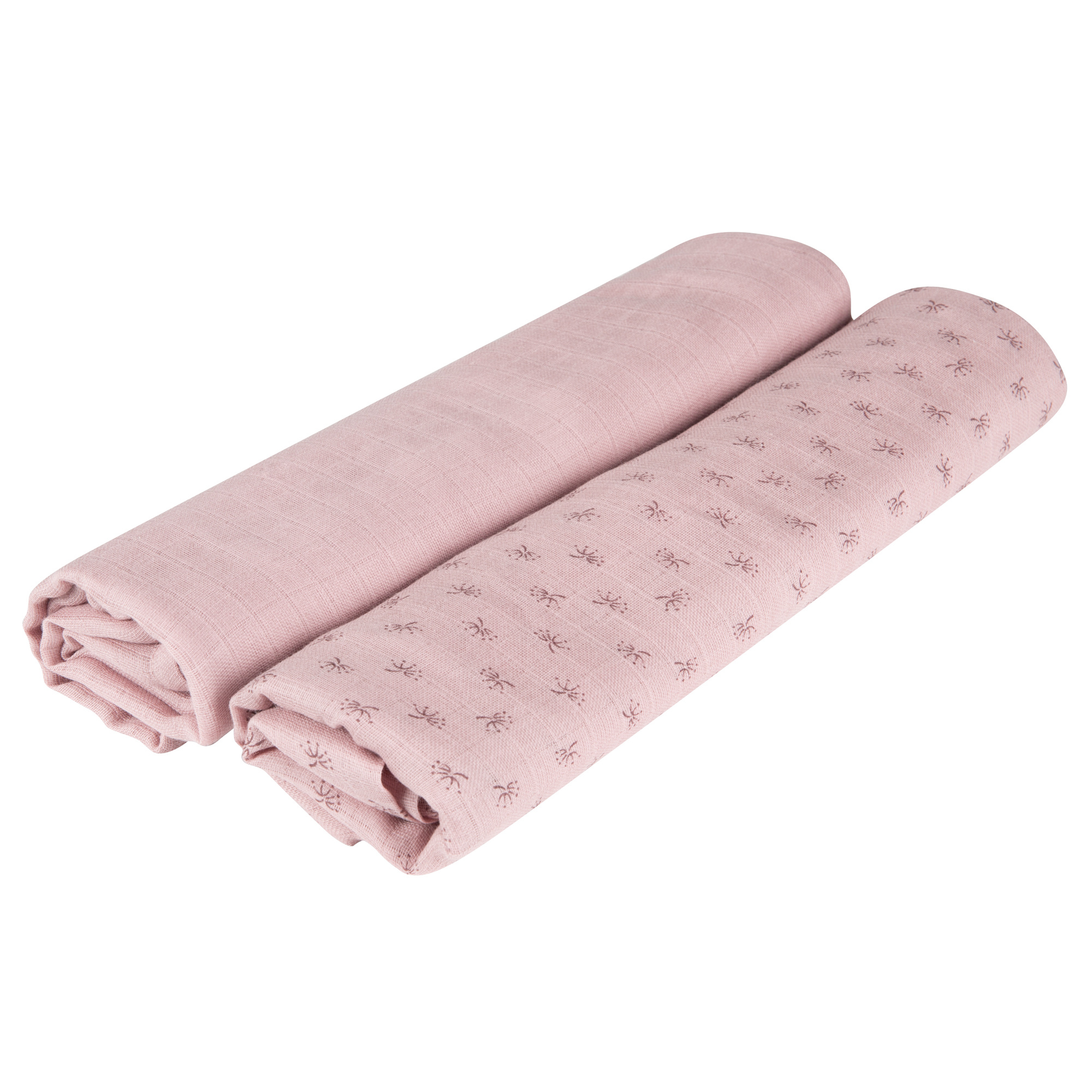 Set 2 pcs tenda mussola 120x120 pink - roba - ROBA GMBH
