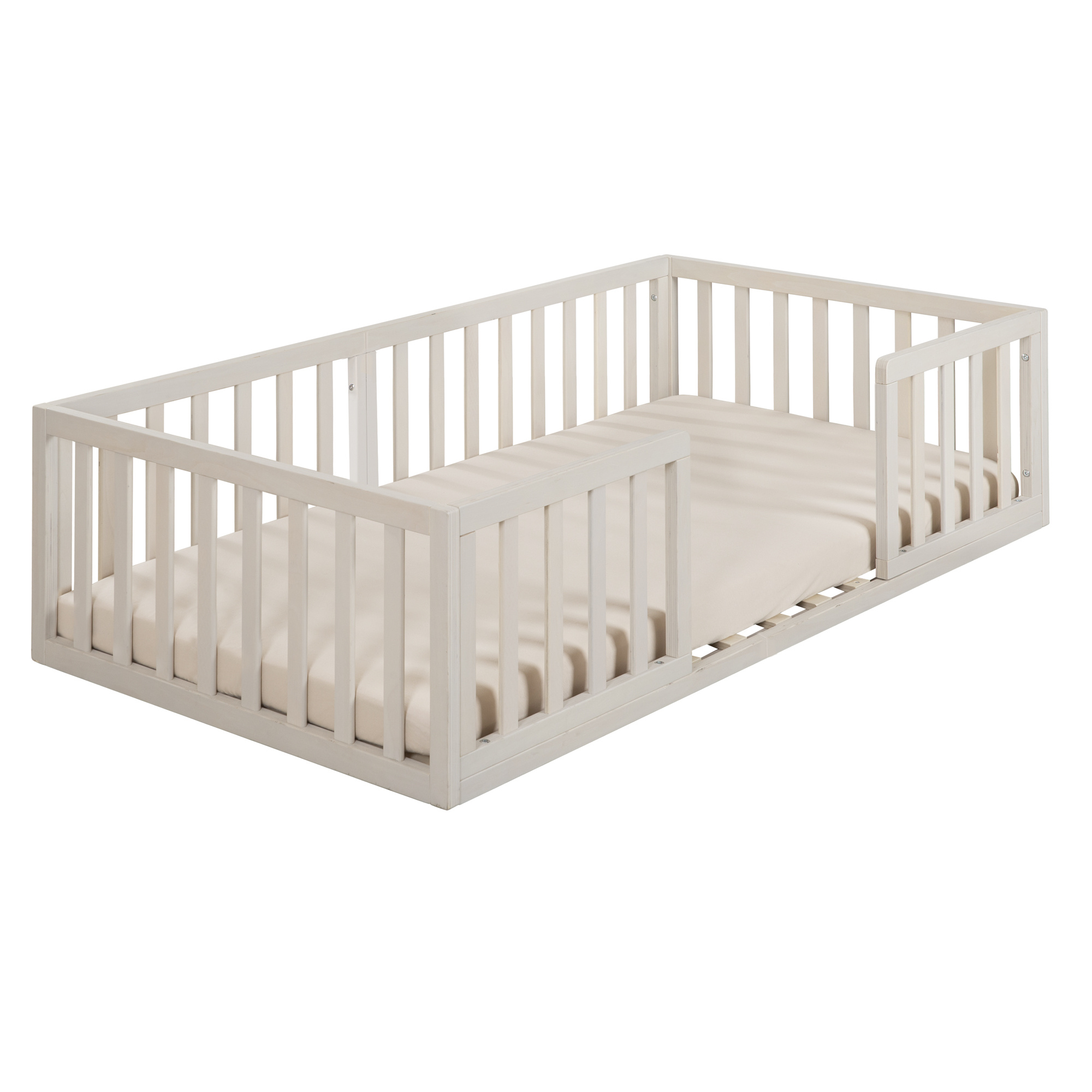 Lettino montessori 70x140 naturale sbiancato - roba - ROBA GMBH