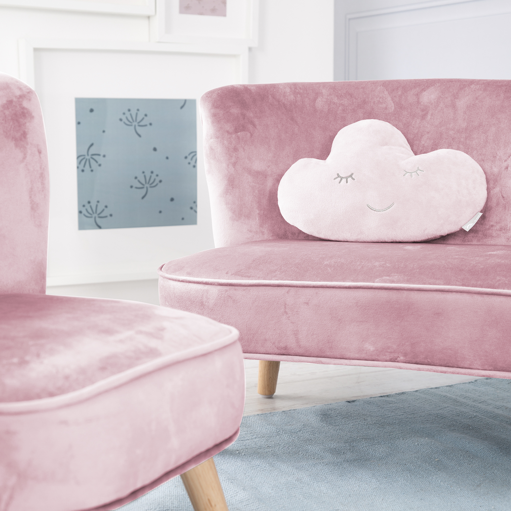 Cuscino cuddy nuvola pink - roba - ROBA GMBH