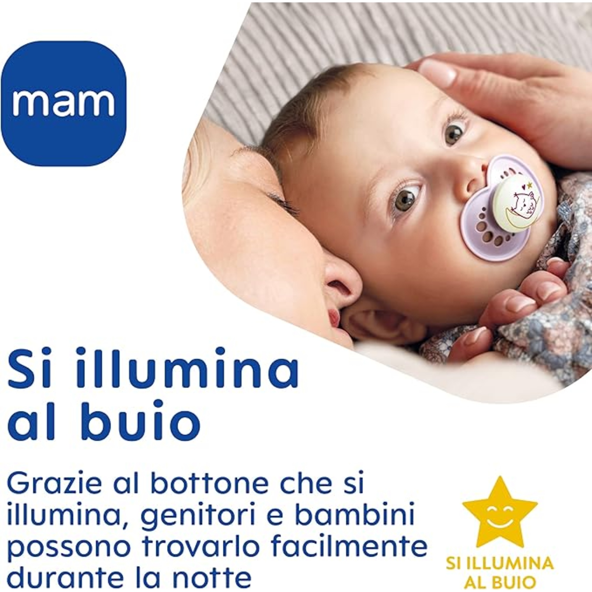 Succhietto supreme night 6+m, neutro - mam - Mam