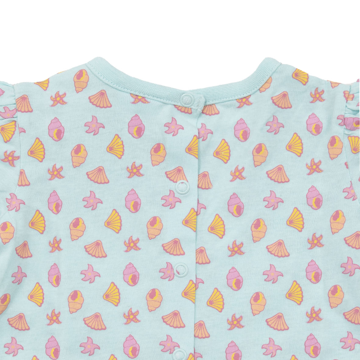 Pigiama intero bimba conchiglie azzurro - Mawi