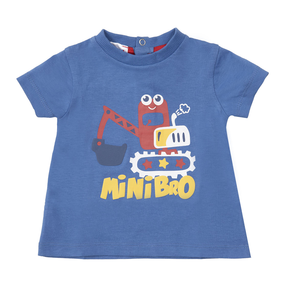 T-shirt jersey bimbo blue "mini brother" - Mawi