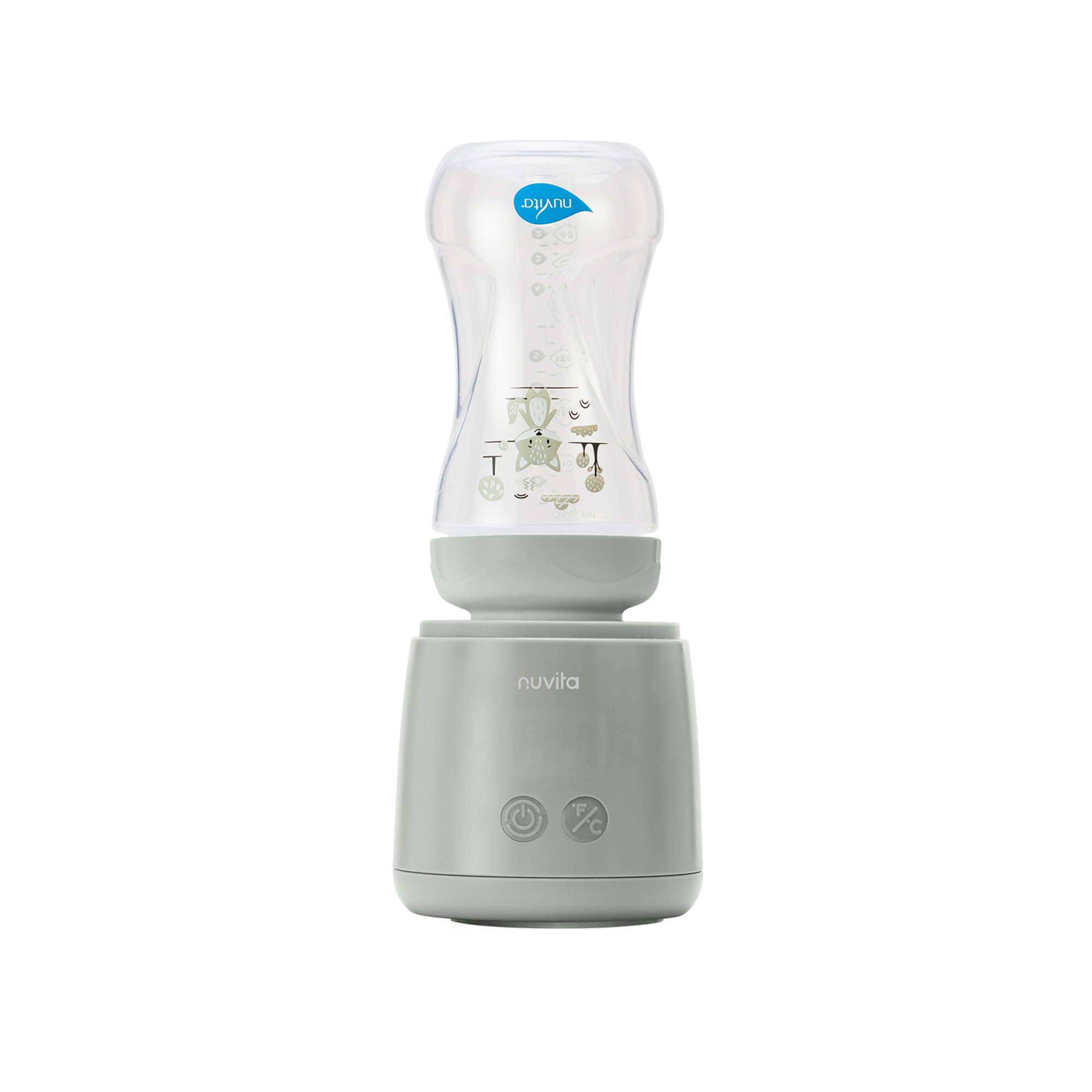 Scaldabiberon portatile universale con funzione di mescolamento - warm'n'mix 1163 - nuvita - Nuvita