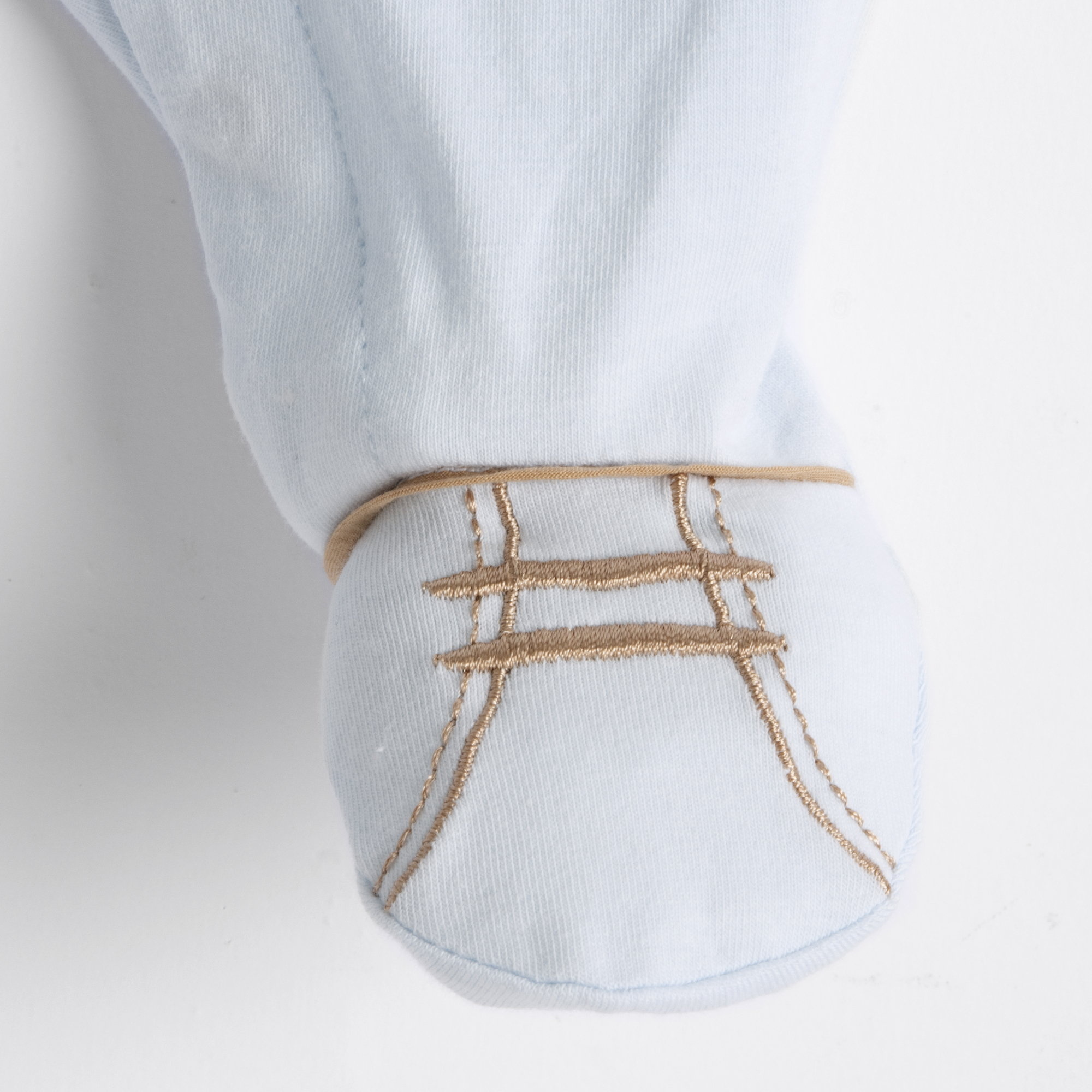 Tutina in cotone leggero, azzurra, ideale per primavera e autunno con apertura entrogamba - Chicco