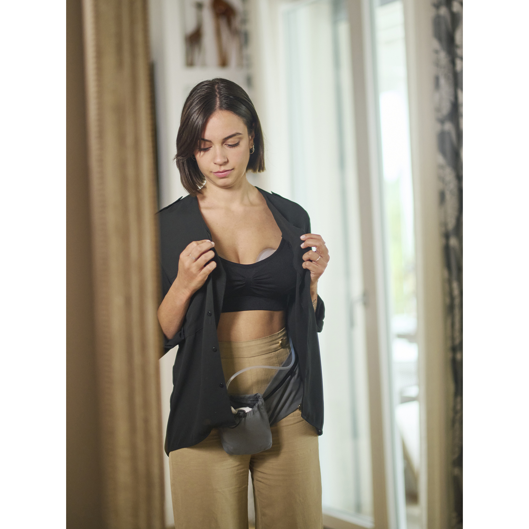 Tiralatte elettrico indossabile singolo a 3 fasi materno smart wear 1287w - nuvita - Nuvita
