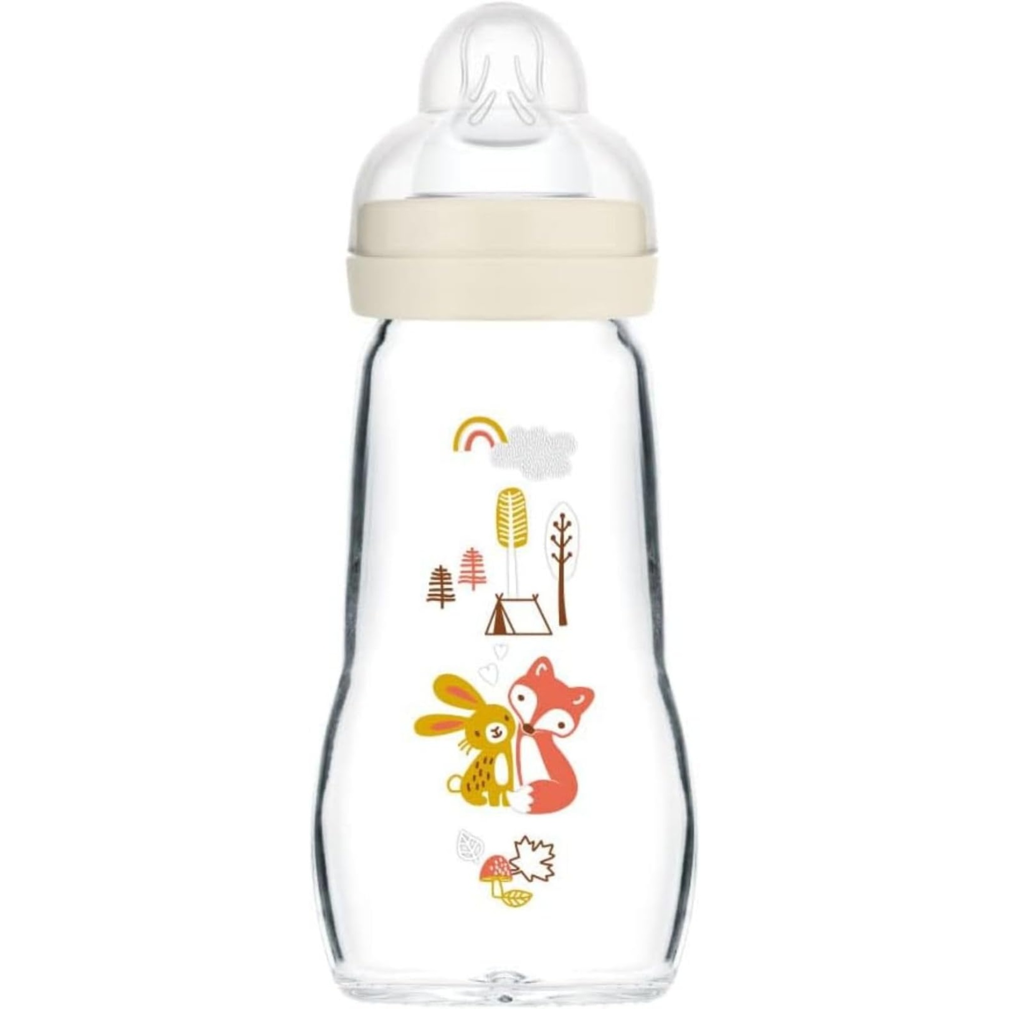 Biberon feel good 260 ml +2mesi con tettarella misura 2, neutro - mam - Mam