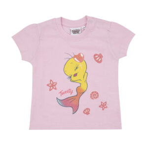 T-shirt bimba rosa "tweety" - Disney