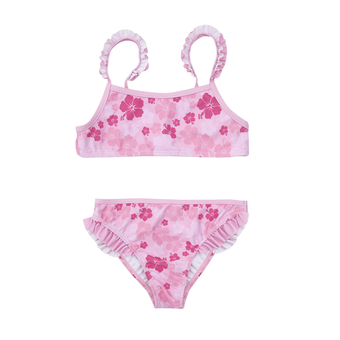 Bikini bimba rosa con fiori - Mawi