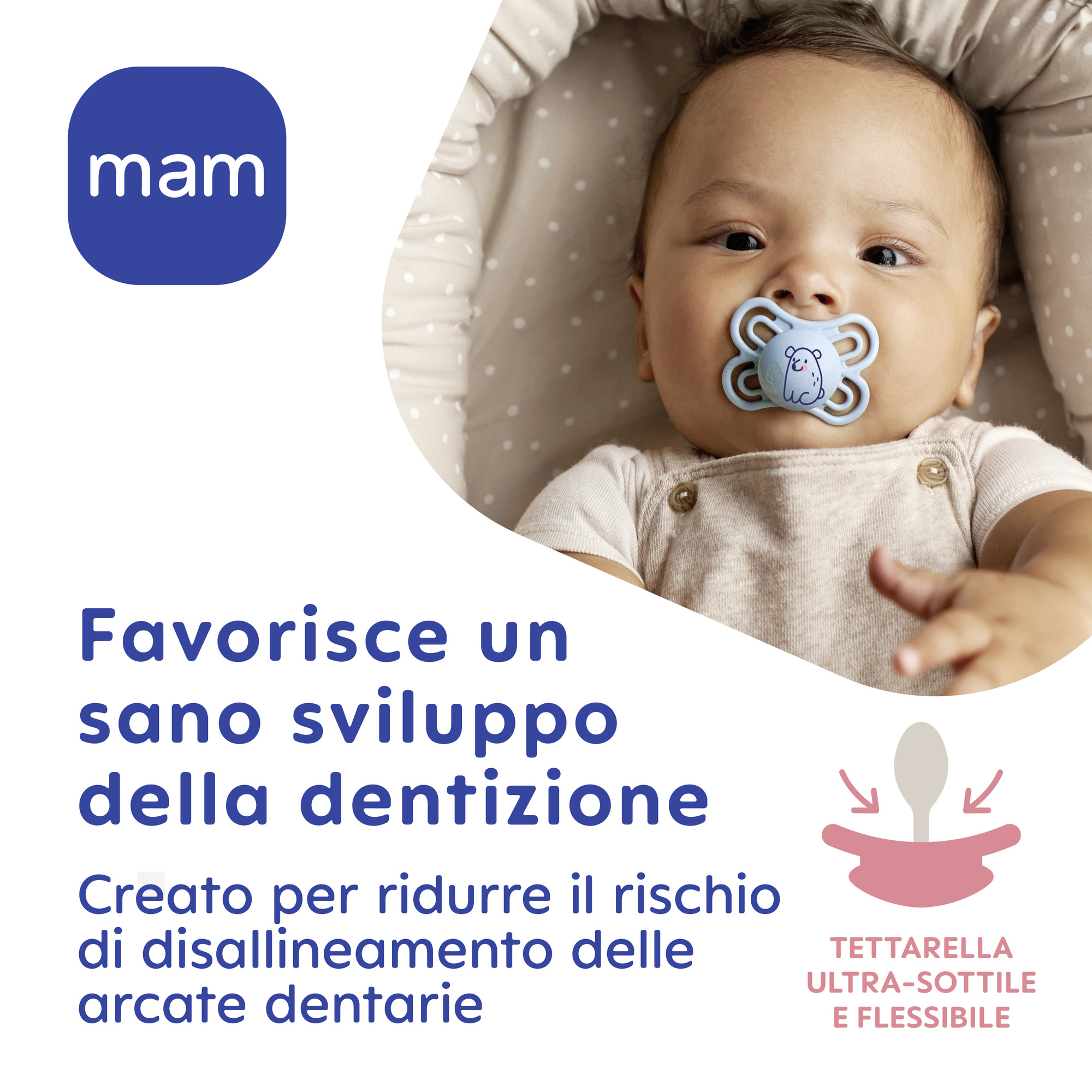 Succhietto perfect start confezione doppia 0-2 mesi - rosa - mam - Mam