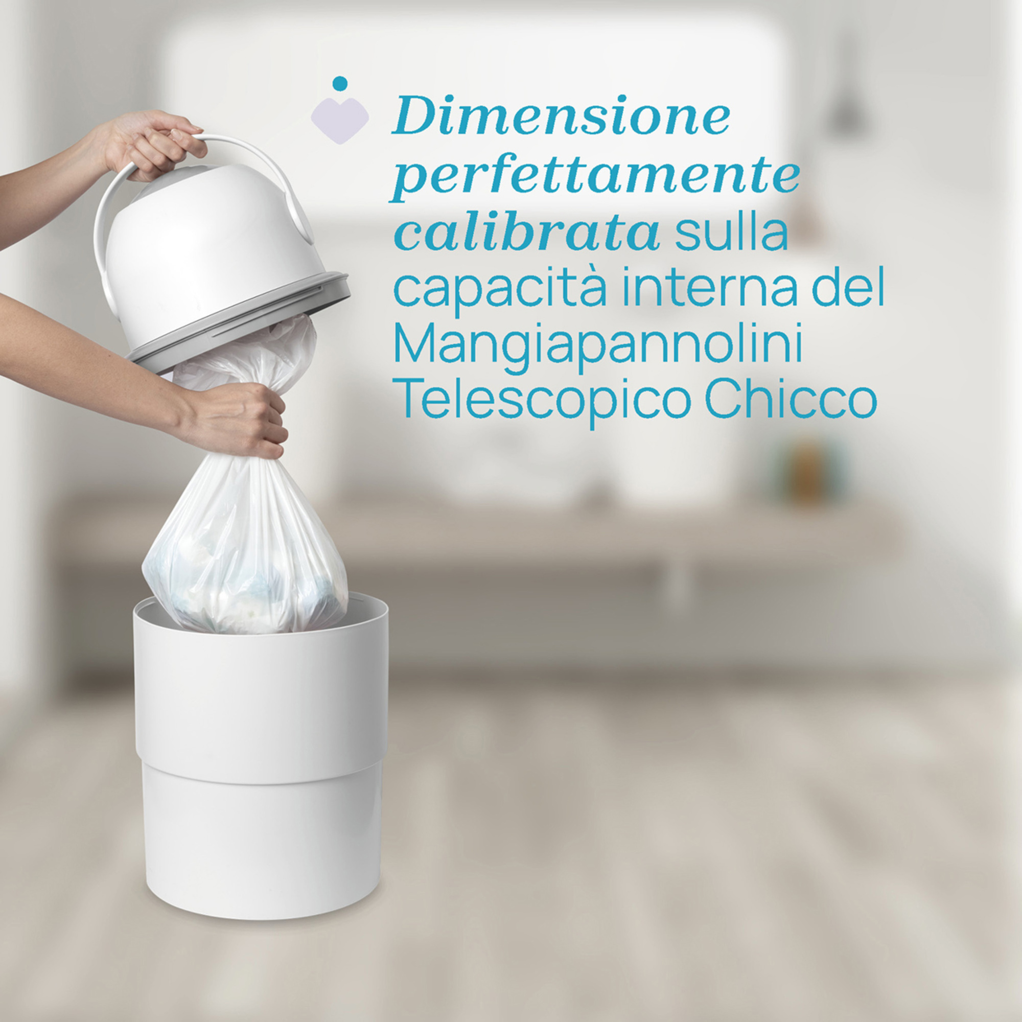 Sacchetti per pattumiera telescopica 15x3 - chicco - Chicco