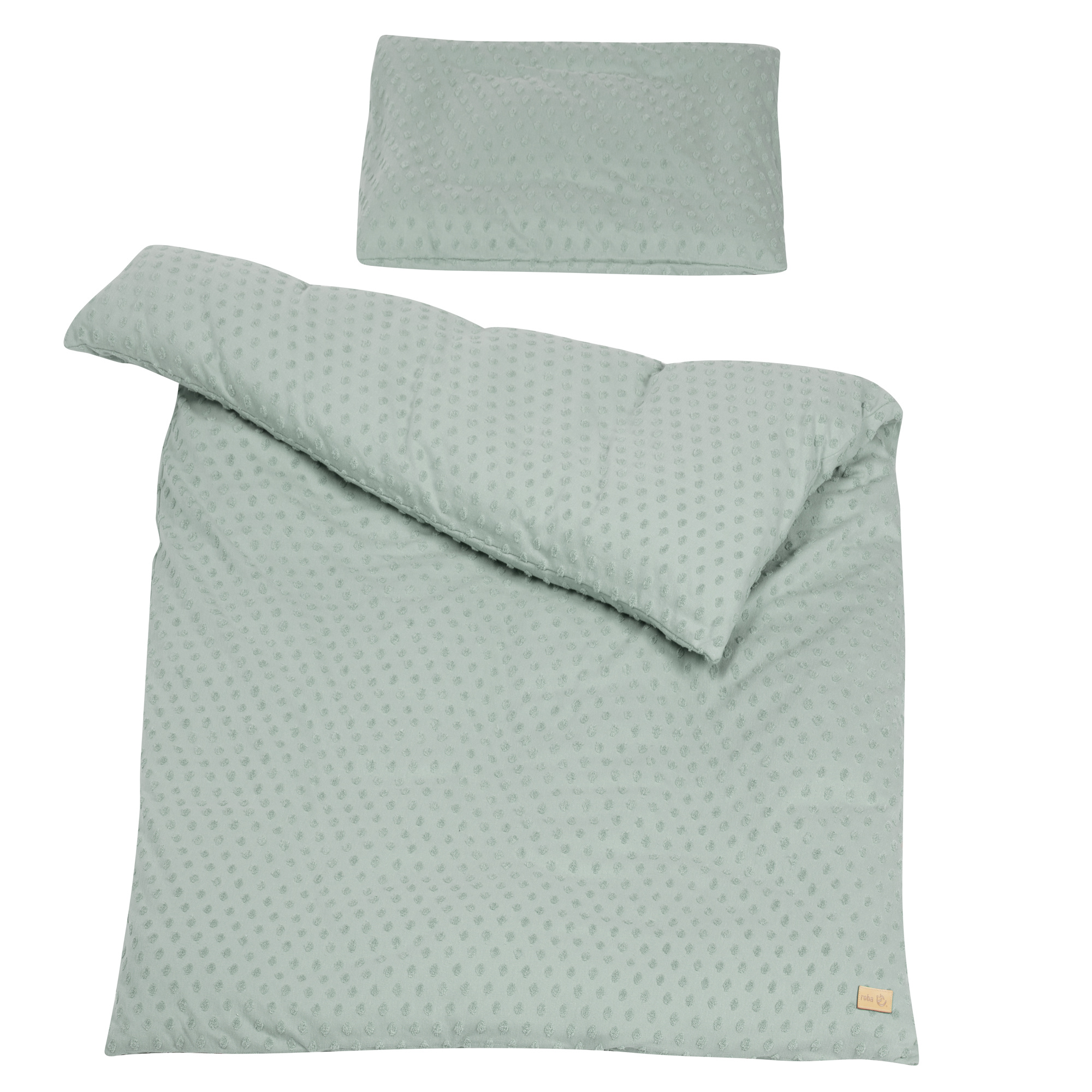 Rba-set 2 pcs copripiumino con federa frosty green - ROBA GMBH