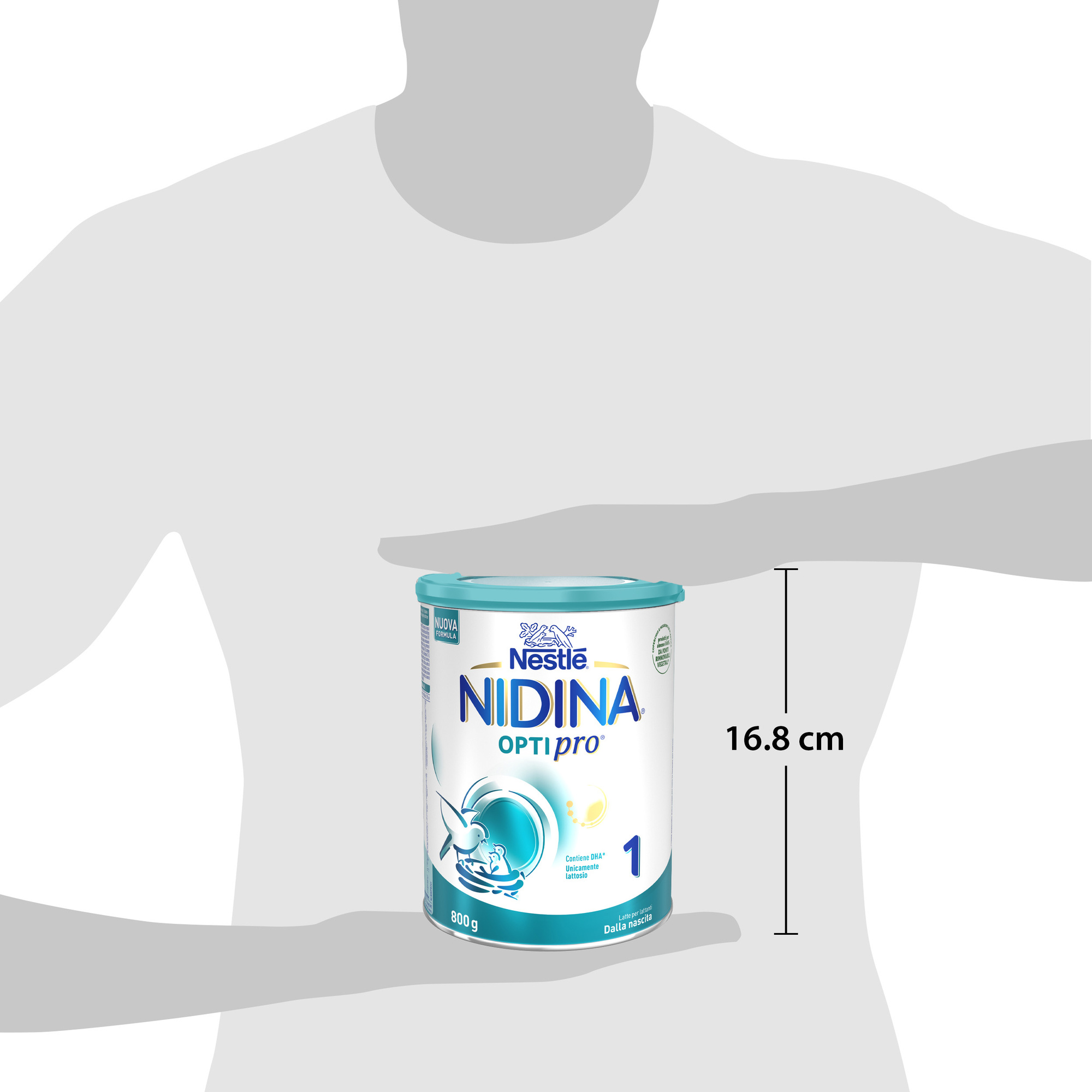 Nidina optipro 1 dalla nascita latte per lattanti in polvere 800g - nestlé - NESTLE'