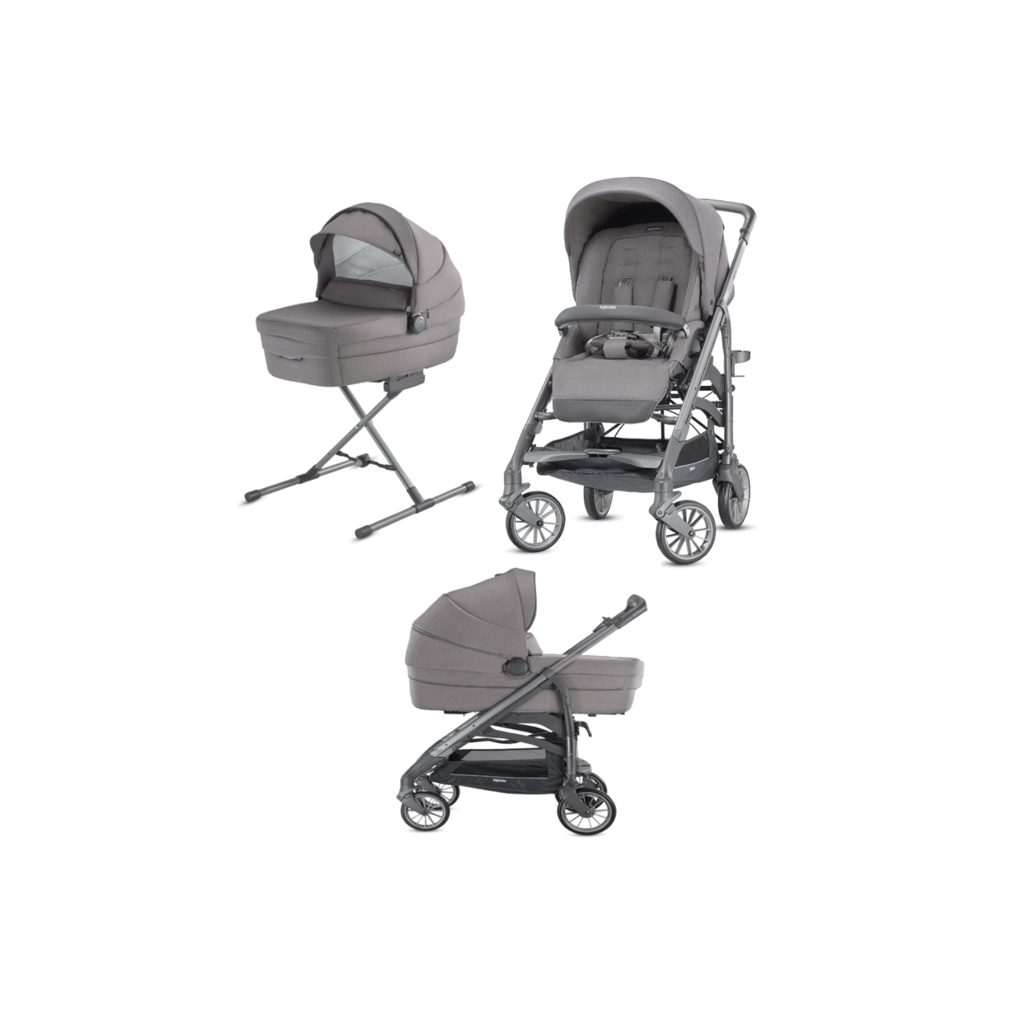 Sistema modulare inglesina trilogy - colore stone grey - Inglesina