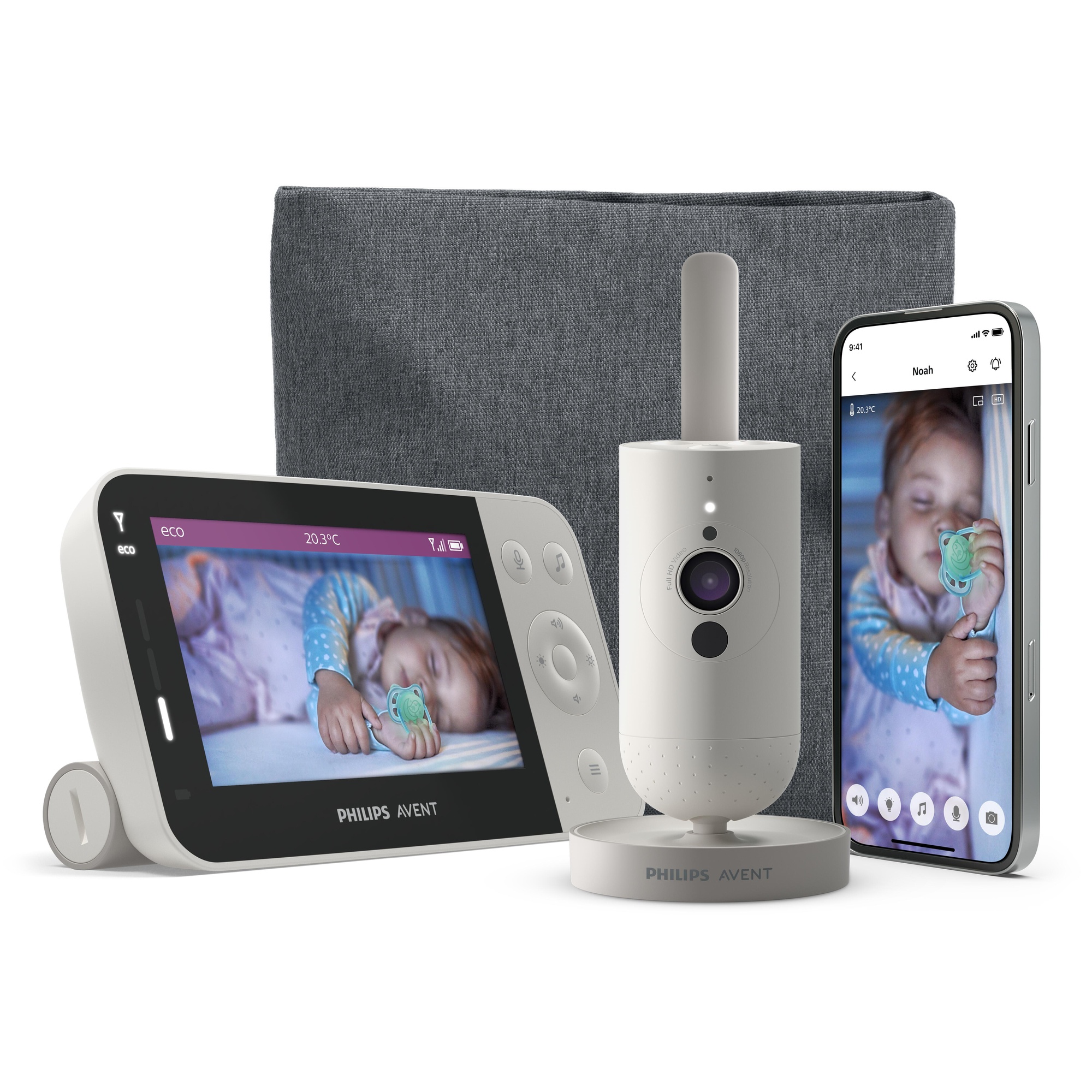 Video monitor premium connesso con applicazione - philips avent - Avent