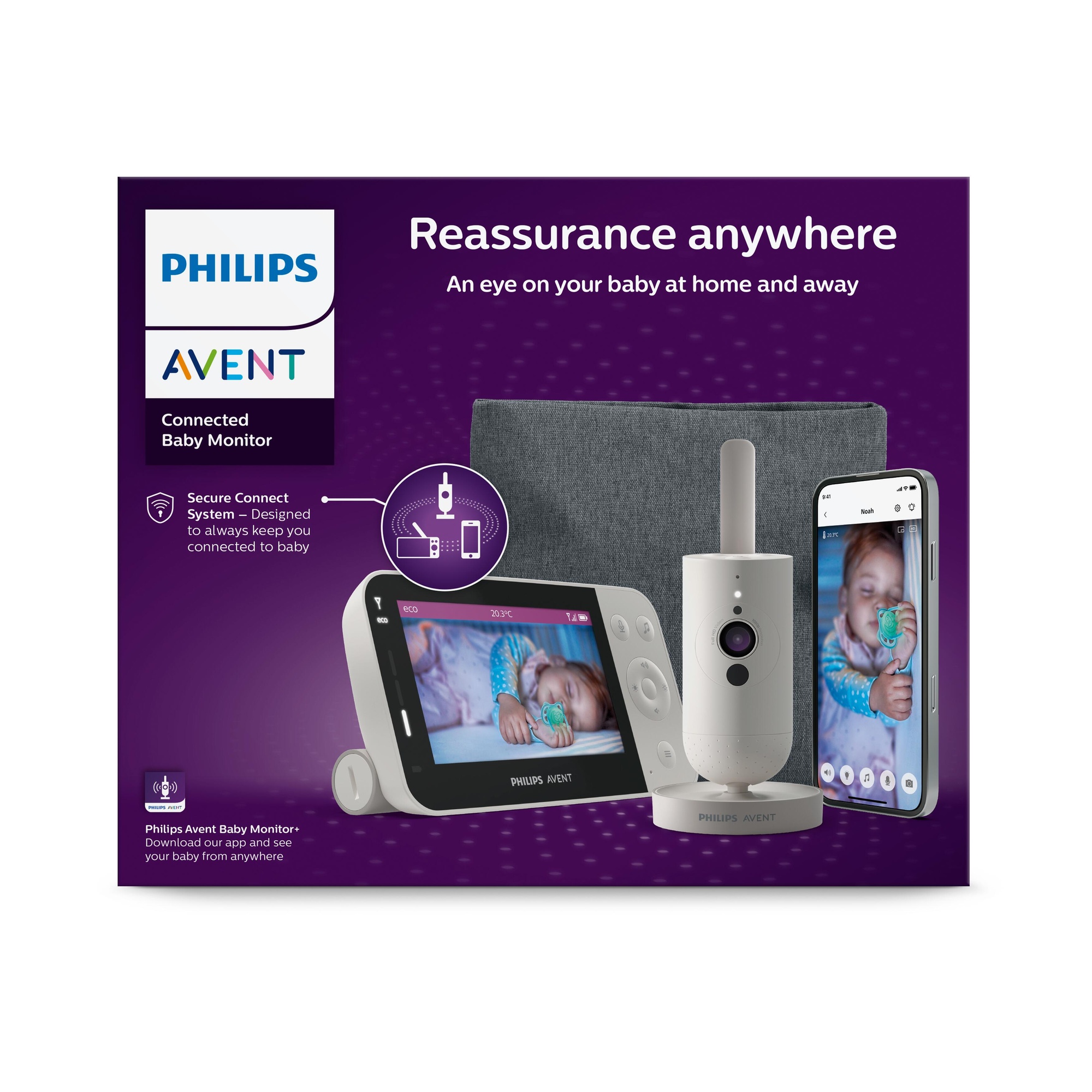 Video monitor premium connesso con applicazione - philips avent - Avent