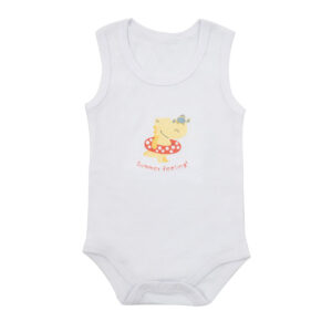 Body bianco bimbo stampa draghetto - Mawi