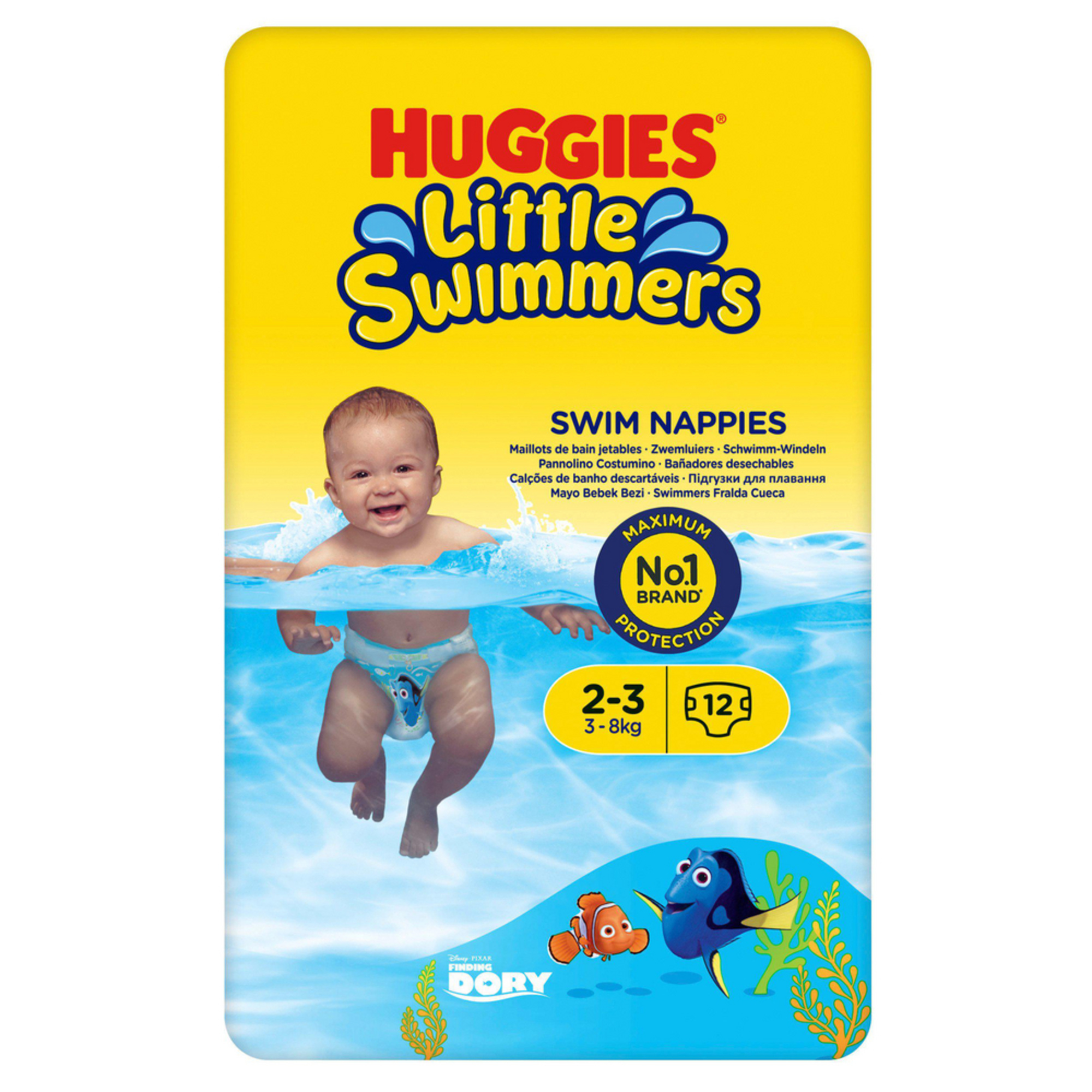 Pannolini little swimmers taglia small (2-3) 3-8 kg - huggies - Huggies