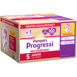 Progressi mutandino taglia 5 junior esa pacco x102 - pampers - PAMPERS