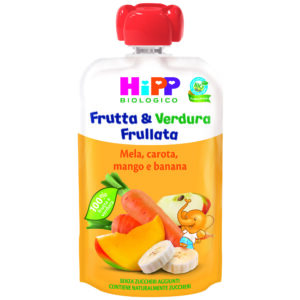 Frutta & verdura frullata mela carota mango banana 90g - hipp - Hipp