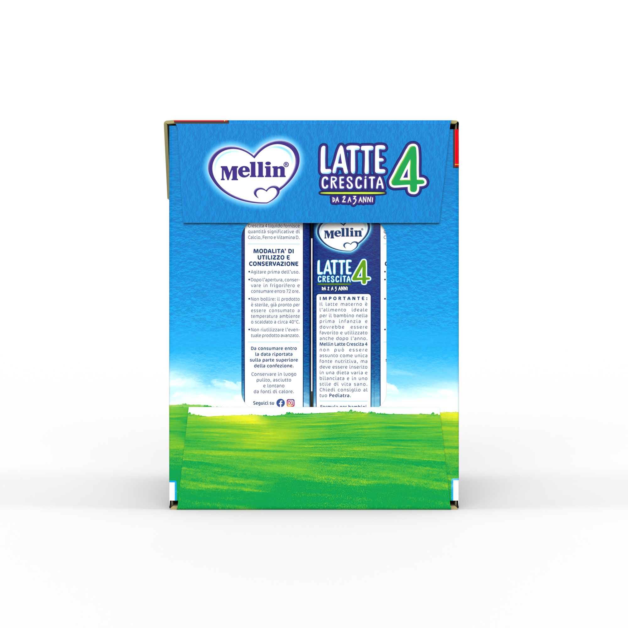 Latte gum 4 6x1000ml - mellin - Mellin