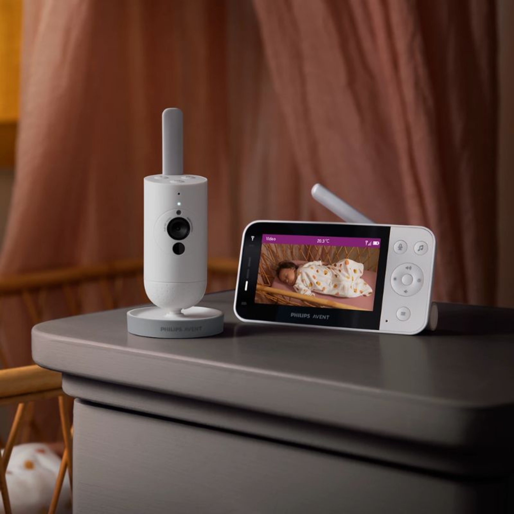 Video monitor premium connesso con applicazione - philips avent - Avent