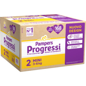 Pannolini esapack progressi 168 pannolini – taglia 3 mini 3-6 kg - pampers - PAMPERS