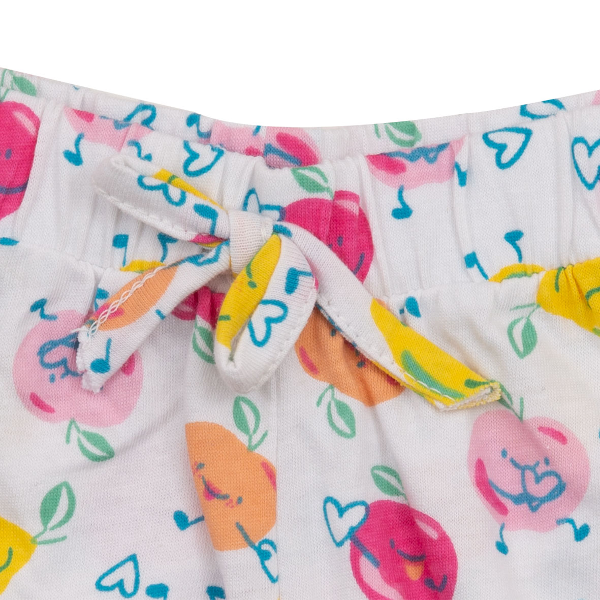 Shorts da bambina in cotone stampato fantasia floreale/geometrica - mawi - Mawi