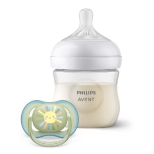 Set biberon natural response 125 ml + 1 succhietto ultra air 0-6 m - philips avent - GEUTHER