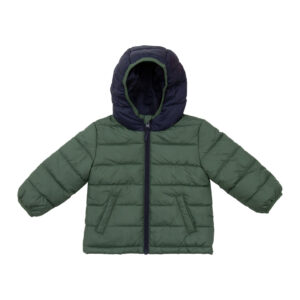 Piumino leggero bambino bicolor verde/blu - Mawi