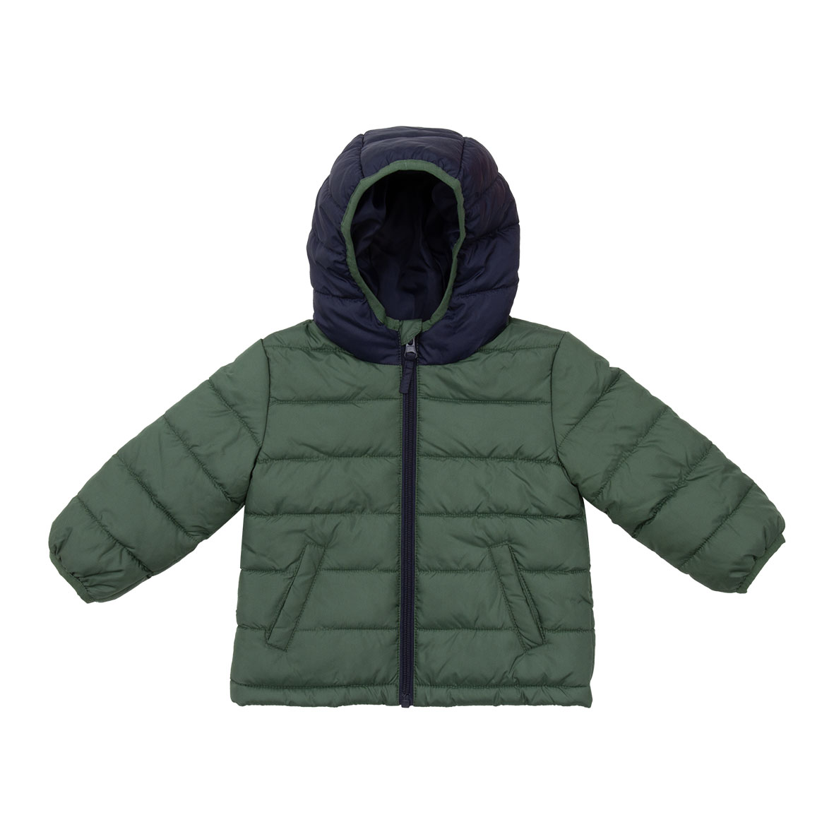Piumino leggero bambino bicolor verde/blu - Mawi