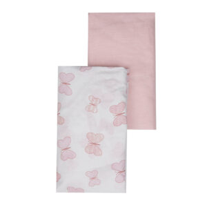 Mawi pack x 2 culla e carrozzina fantasia farfalle - Mawi