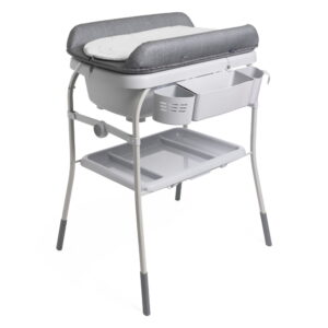 Bagnetto fasciatoio cuddle & bubble graphite melange - chicco - Chicco