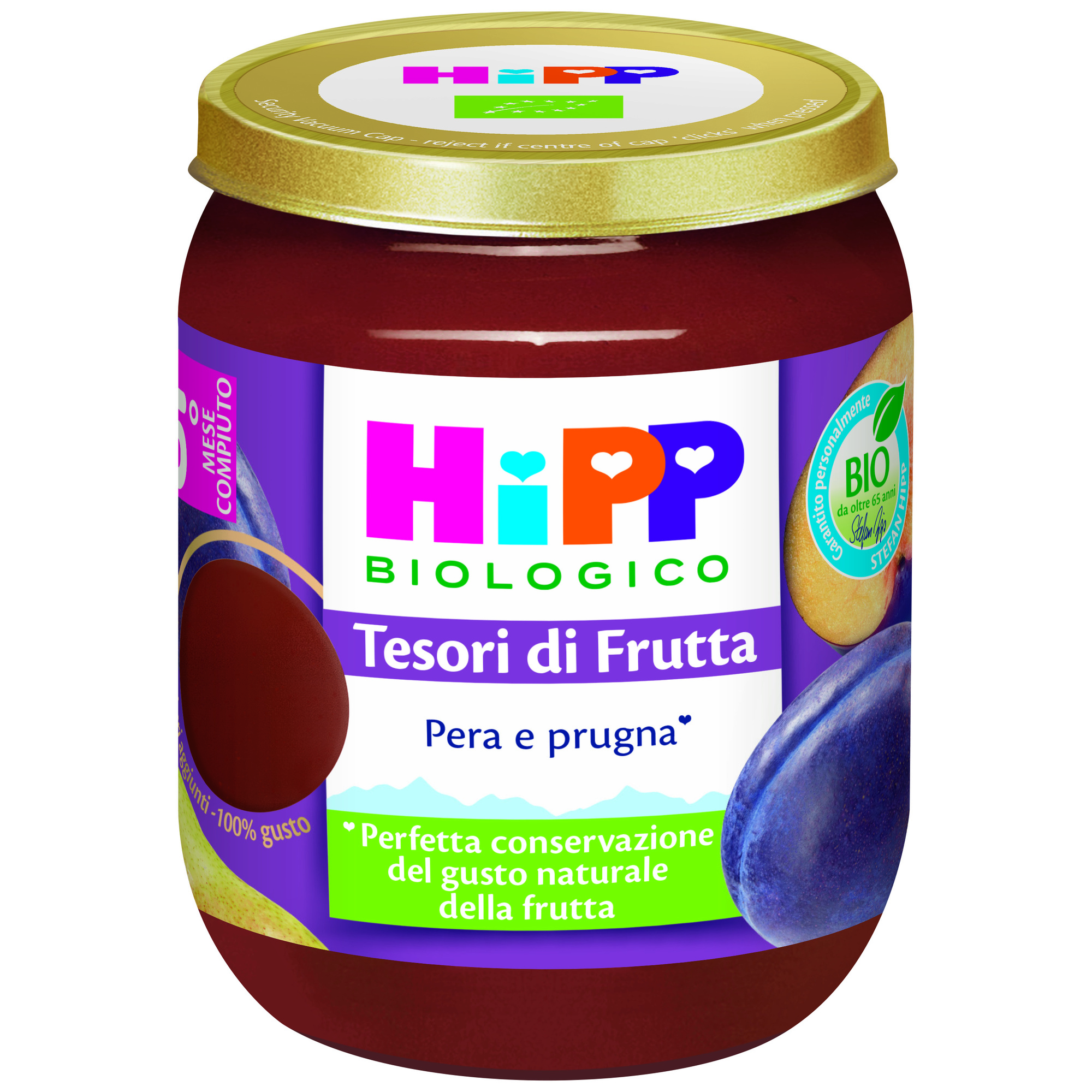 Tesori di frutta - pera e prugna 160g - hipp - Hipp