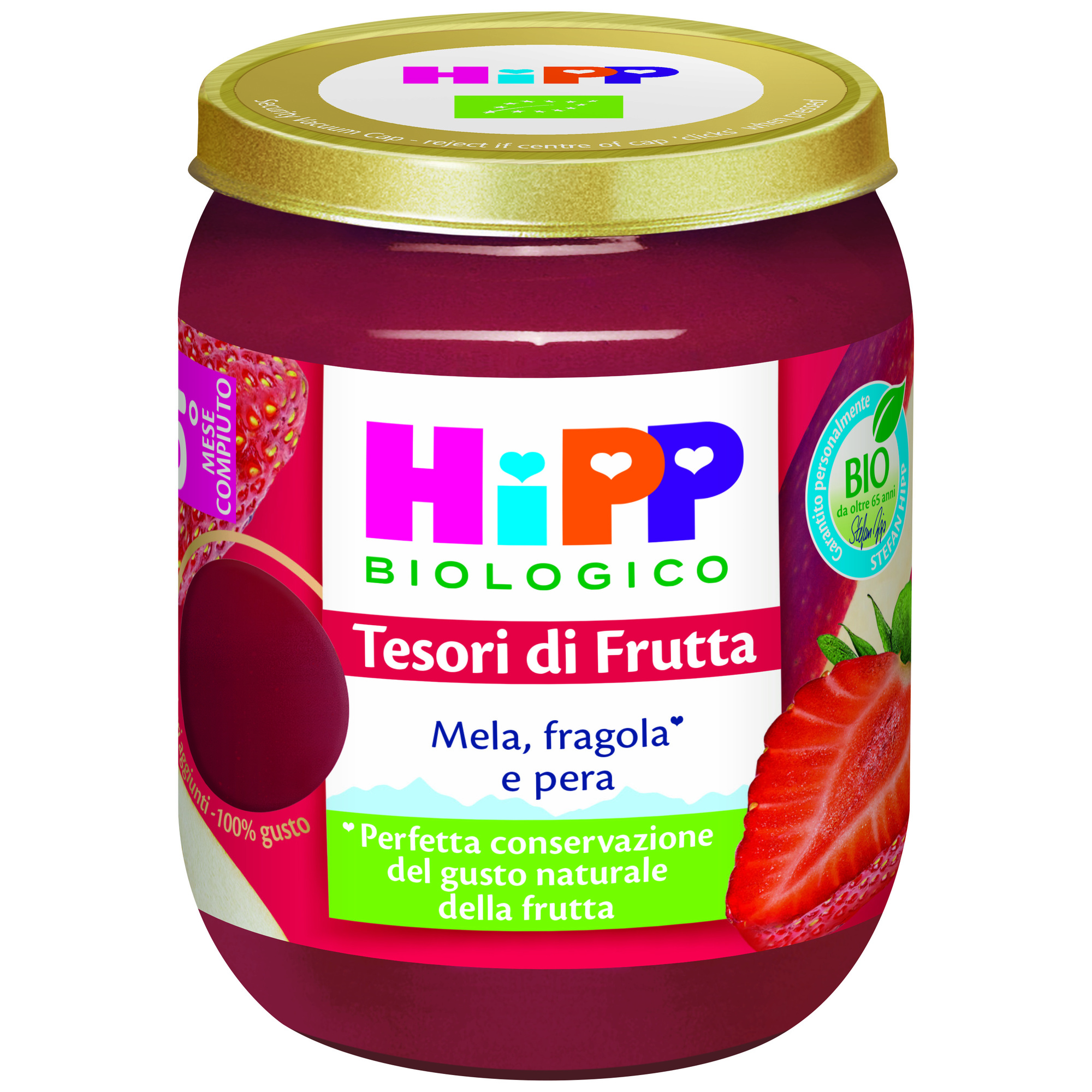 Tesori di frutta - mel fragola pera 160g - hipp - Hipp