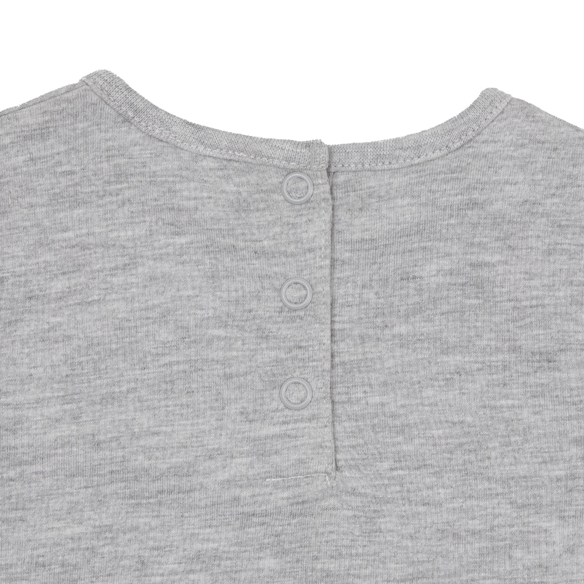 Maglia jersey manica lunga bimba grigia stampa "dolce bimba" - Mawi